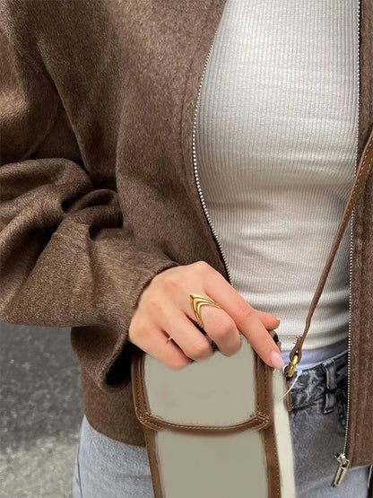 Abrigo de lana Raffaela para mujer con diseño vintage y elegante
