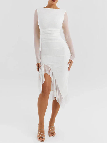 Vestido Largo con Corte Fluido – Chic y Cómodo – Estilo Sofisticado LaLuna