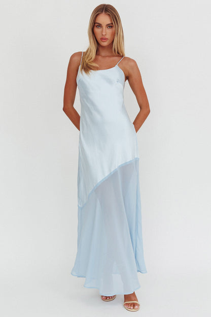 Isabela™ vestido largo elegante con escote en V, caída fluida y silueta femenina para mujer