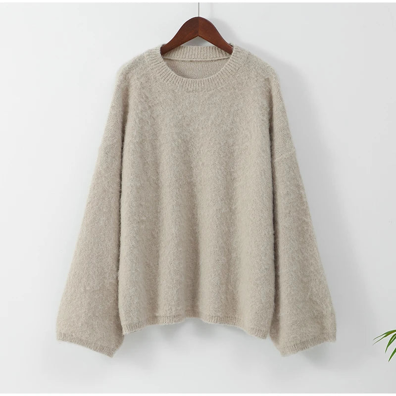 Suéter de mohair elegante para mujer, cálido y suave, disponible en Sofia Barcelona