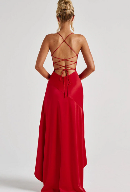 Vestido Largo con Espalda Descubierta – Elegancia y Sensualidad Natural – Samira