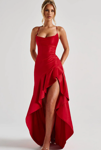 Vestido Largo con Espalda Descubierta – Elegancia y Sensualidad Natural – Samira