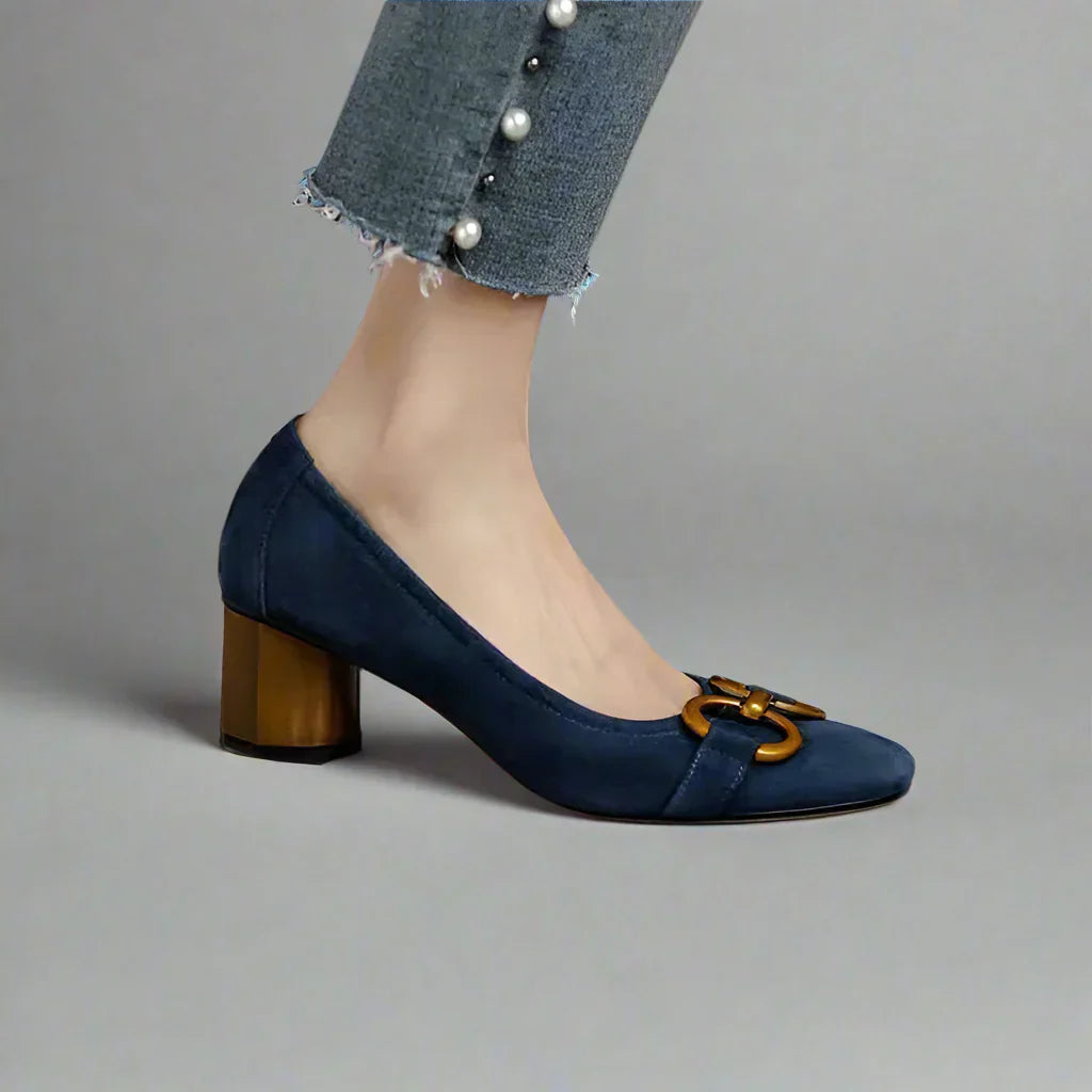 Sandalias Minna elegantes y cómodas para mujer, color beige, diseño moderno