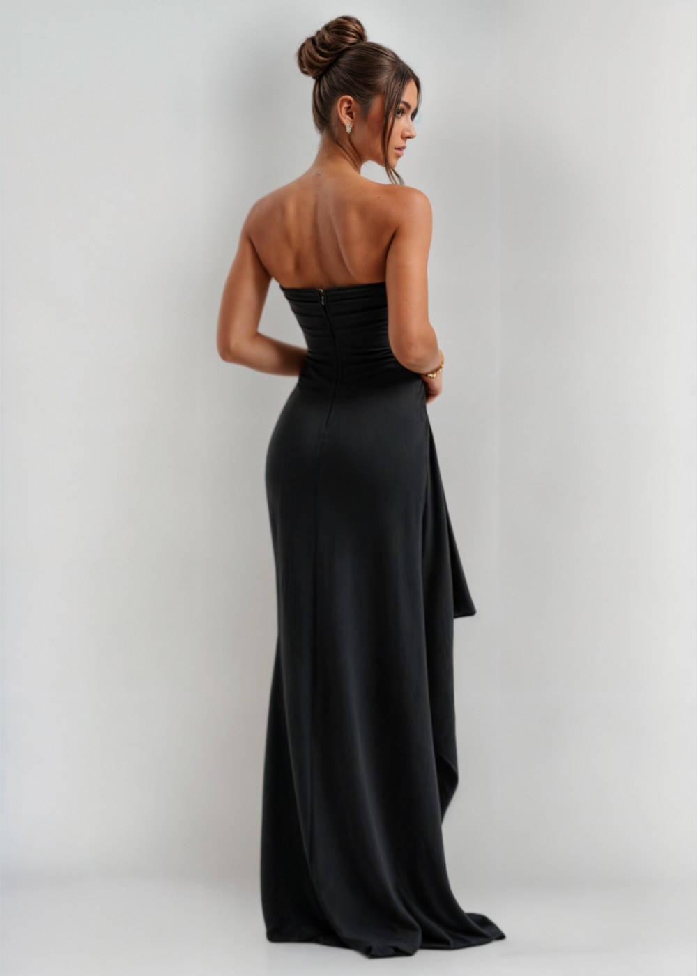 Zoey vestido con abertura elegante para fiestas y ocasiones especiales
