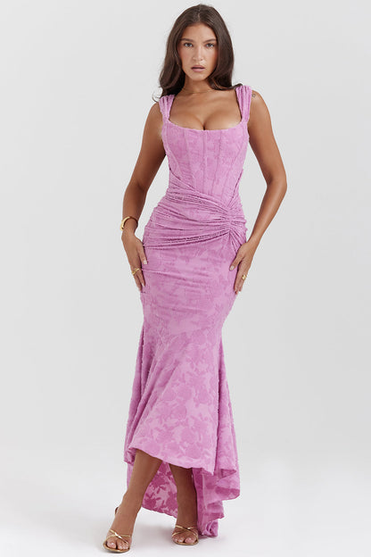 Vestido Zoey mujer con cintura ajustada y falda fluida