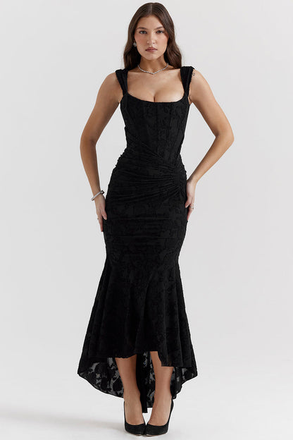 Vestido Chic Mujer – Cintura Ajustada y Caída Fluida – Sofisticación Natural Zoey