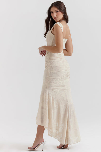 Vestido Chic Mujer – Cintura Ajustada y Caída Fluida – Sofisticación Natural Zoey