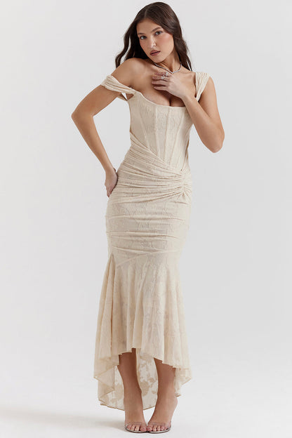 Vestido Chic Mujer – Cintura Ajustada y Caída Fluida – Sofisticación Natural Zoey