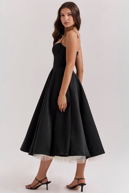 Vestido Midi de Tul – Toque Romántico y Elegancia Ligera – Cindy
