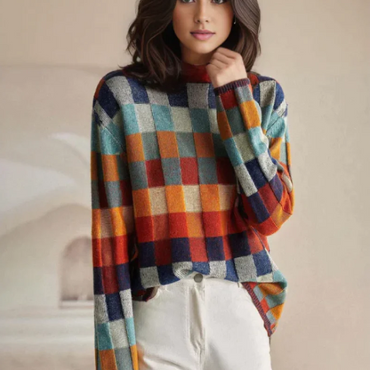 Suéter de lana Vea para mujer con diseño minimalista y corte clásico