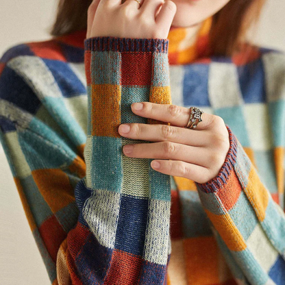 Suéter de lana Vea para mujer con diseño minimalista y corte clásico