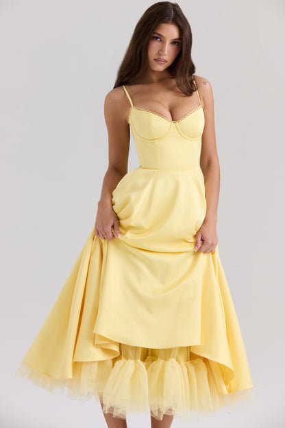 Vestido Midi de Tul – Toque Romántico y Elegancia Ligera – Cindy