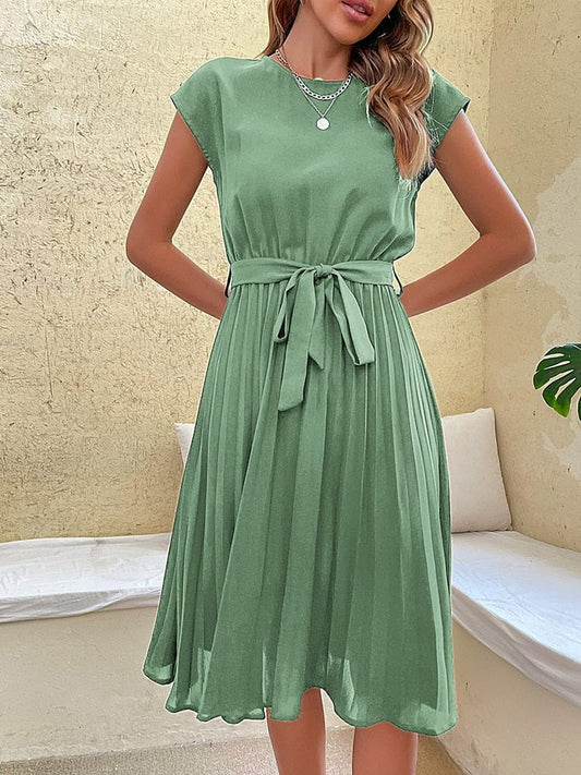 Vestido formal verde menta Romée para fiesta con diseño elegante