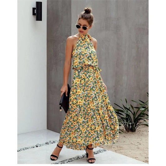 Vestido colorido Edith de Ibiza con diseño bohemio vibrante