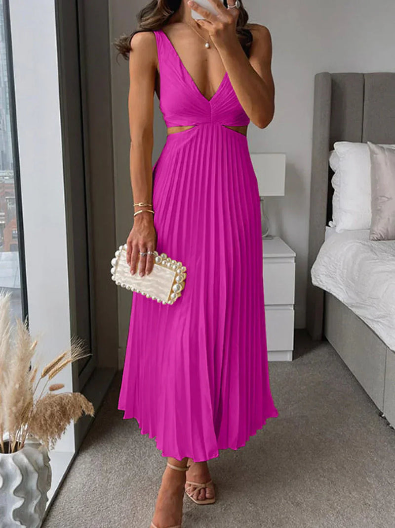 Conjunto Zampia de dos piezas con top amplio y pantalón fluido, estilo elegante y moderno