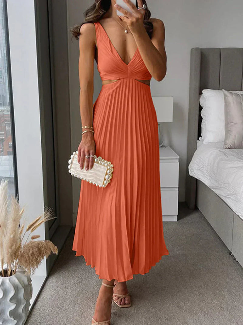 Conjunto Zampia de dos piezas con top amplio y pantalón fluido, estilo elegante y moderno