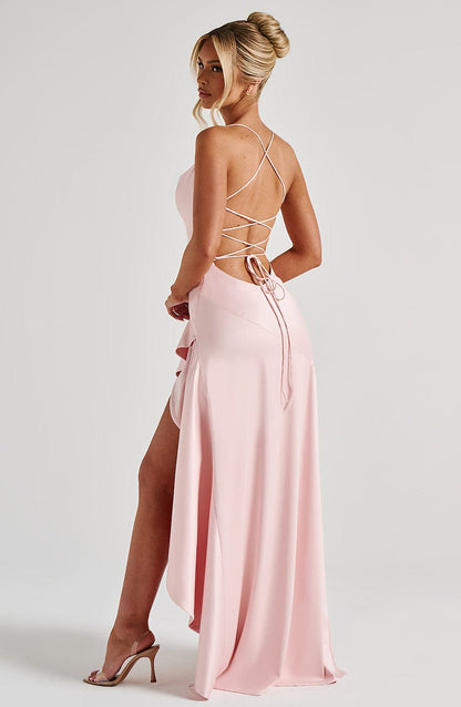 Vestido Largo con Espalda Descubierta – Elegancia y Sensualidad Natural – Samira